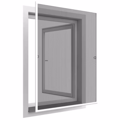 Moustiquaire cadre aluminium sans perçage 120×140 cm Basic plus