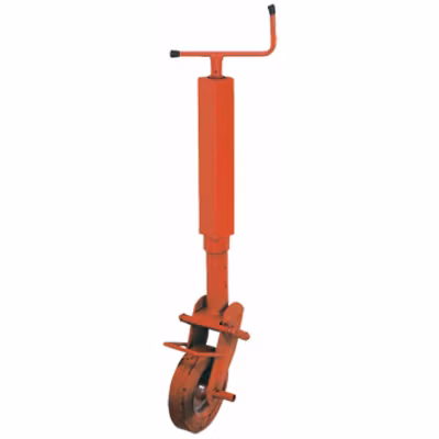 Roue jockey à ressort 70×70 roue diam 275