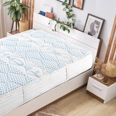 Matelas NELY, réversible en mousse 90 x 190 cm,face été/hiver, mémoire de forme, ferme, indépendance du couchage – épaisseur 24 cm