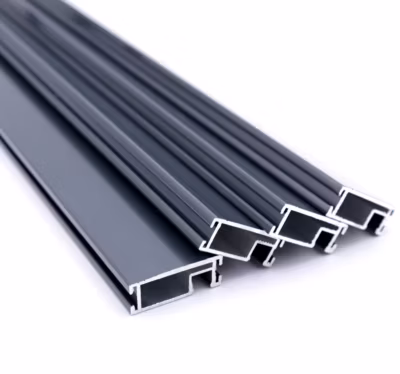 Profil Moustiquaire Aluminium Gris Anthracite Recoupable x4 – Longueur 100cm – Cadre pour Fenêtre Facile à Installer