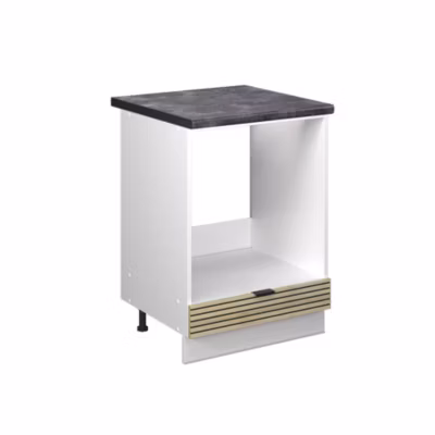Vicco Meuble pour four Panneau en chêne 60cm , PT Anthracite