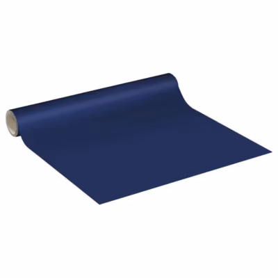Rouleau adhésif décoratif Vinyle au Mètre – Sticker Lavable Imperméable Mur Cuisine Meubles – 60cmx30m – Bleu foncé