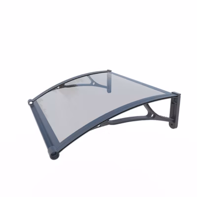 Marquise aluminium et polycarbonate WERKA PRO