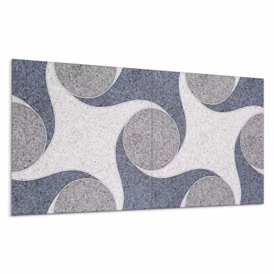 Panneau Mural TV Wallfluent 100×50 cm Motifs Élégants 1 pièce