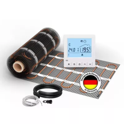 Chauffage au sol électrique WARMON CLASSIC 150 W/m² + TS 50 Thermostat digital blanc – 1 m²