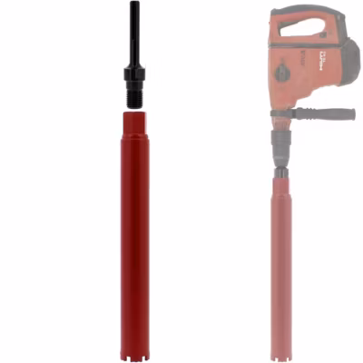 Couronne diamant 56 mm avec adaptateur pour perceuse et perforateur SDS-max – GT MARKET
