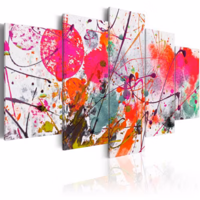 Tableau déco Dance of Red 100×50 cm