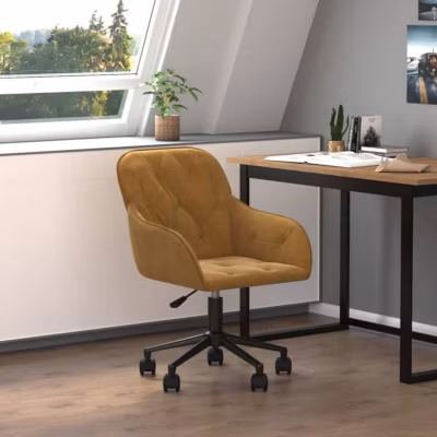 vidaXL Chaise Pivotante de Bureau Chaise d&rsquo;Ordinateur Fauteuil Pivotant de Bureau Siège de Bureau Meuble de Bureau Intérieur 34487