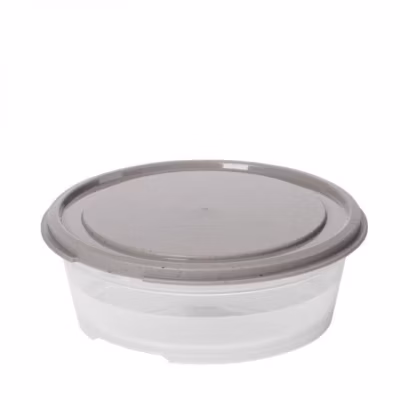Boite plastique alimentaire ronde de 0,3 à 0,6 litre – 0,3 Litre