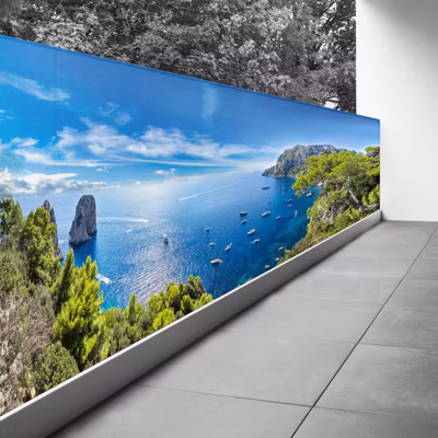 Brise vue Trompe l&rsquo;oeil – 80×200 cm – Vue mer 3617689699820