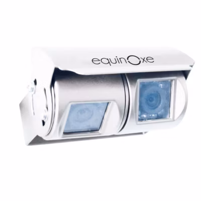Caméra de recul filaire Double optique blanche EQUINOXE