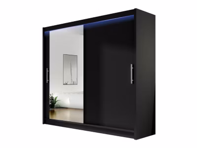 Armoire Closico Pallor VI, Nombre d&rsquo;étagères: 5, 215x180x58cm