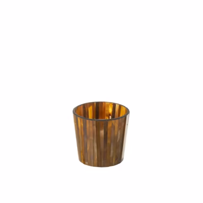 Bougie parfumée 35H dans pot verre 12x12x12 cm
