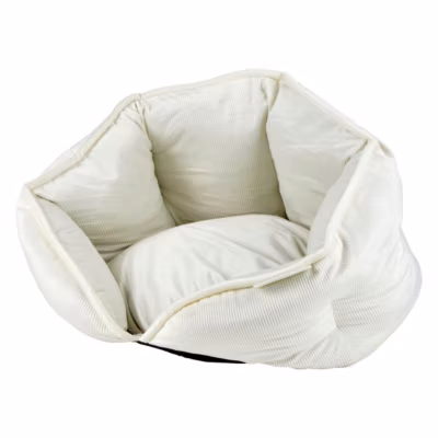 Panier Chien & Chat Velours « Crafty » 40cm écru