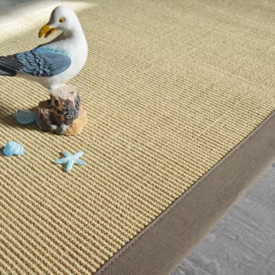 Tapis sisal Yucatan sable – Ganse taupe – 200 x 290 cm