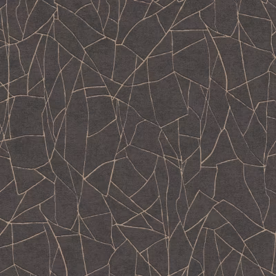 Profhome 399344-GU Papier peint à motifs graphiques légèrement texturé et des accents métalliques 5,33 m2