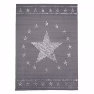 Tapis enfant tissé LYN1 1ST START, gris
