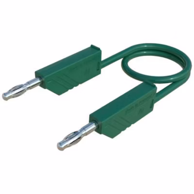 Hirschmann MLN 50/1, cordon banane 4 mm, 0,5 m rouge, 16 A, 1000 V