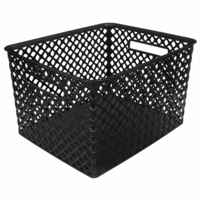 Panier en plastique 19L Noir Folk – 5Five
