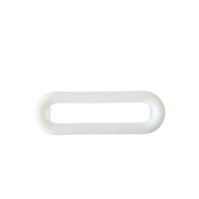 BALNEO Anneau pour lavabo avec bouchon de trop-plein ovale blanc