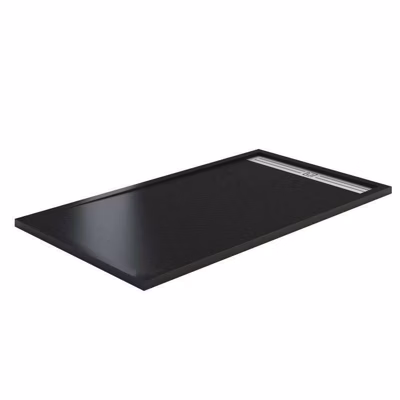 Style Plus – Receveur de Douche Extra-Plat – Résine Minérale – Élégant & Résistant – GRIS ANTHRACITE – 190X90 CM
