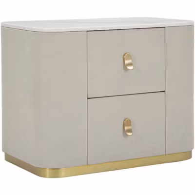 Commode en bois et métal Beauty 60x40x47 cm