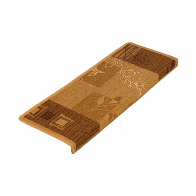 Tapis d&rsquo;escalier Akzent Beige Rectangulaire 23,5 x 65 cm – Floordirekt