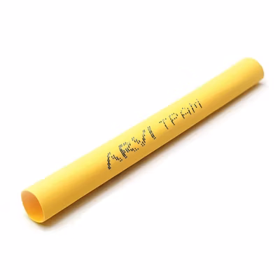Gaine Thermorétractable – 45/22,5mm – Jaune – Longueur 1m – Restreint 2:1 – Paroi Fine – Arvi Tpam-45.0-am