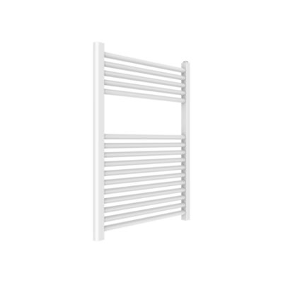 Radiateur De Salle De Bain Vertical En Acier Blanc 60X77cm