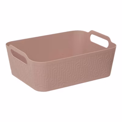 Panier rangement Arche 12L rose clair – Rose clair- 5five
