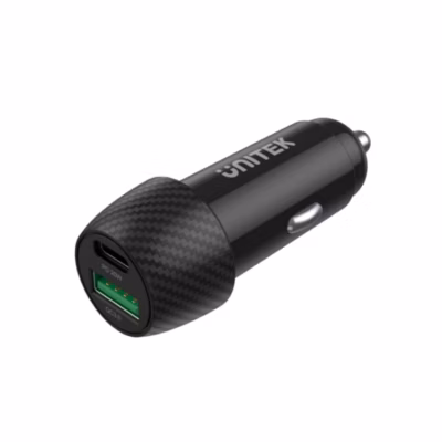 Chargeur allume cigare 2 Ports USB-C PD UNITEK