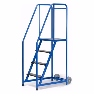 Escabeau 2 marches pour rayonnage – Hauteur de travail max. 2.52m – ESLG02