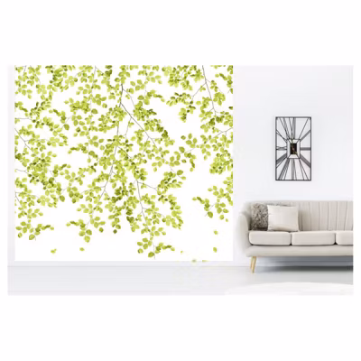 Papier peint intissé TOUCH OF SPRING 300 x 270 cm (LxH) – Tapisserie murale panoramique XXL, Made in France par Scenolia