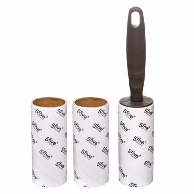 Brosse à vêtements 2 recharges Gris – Gris – 5five