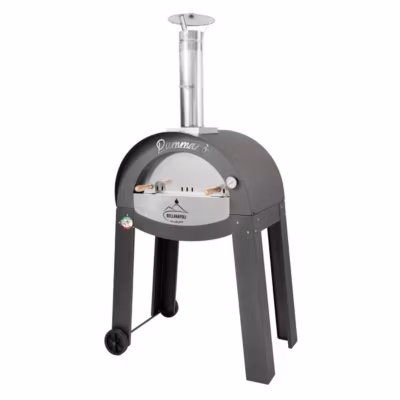Four à pizza Exterieur Professionnel Cuisson 2 Pizzas 400-C – Four à Bois haute qualité INOX Pierre réfractaire Bellanapoli