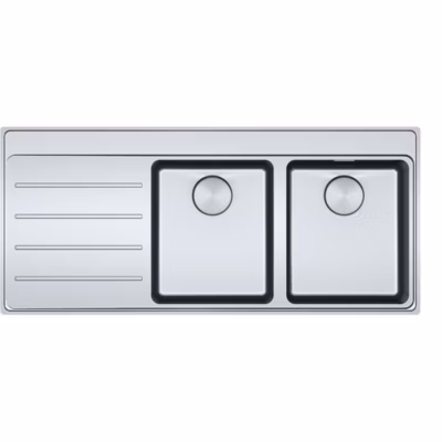 Evier Franke Mythos Inox MYX221 – Inox Lisse – Egouttoir A gauche