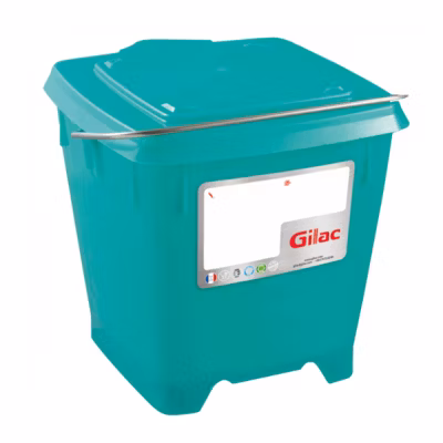 Seau carré 12 L + couvercle étanche – vert