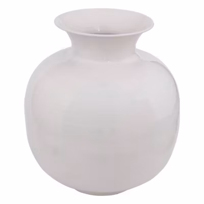 Vase Kian blanc H33,5cm – Atmosphera