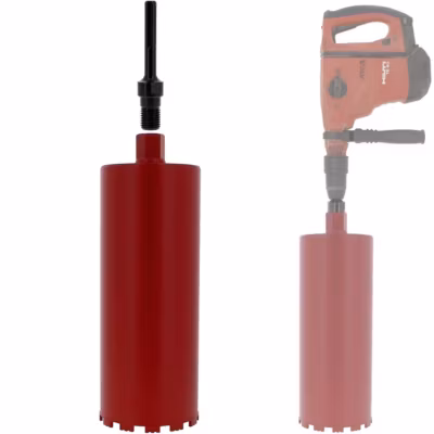 Couronne diamant 162 mm avec adaptateur pour perceuse et perforateur SDS-max – GT MARKET