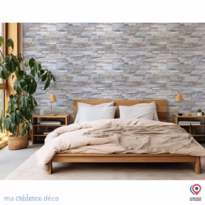 Papier peint Mur pierre naturelle 2 – Intissé – 400 cm – 280 cm – MaCrédenceDéco
