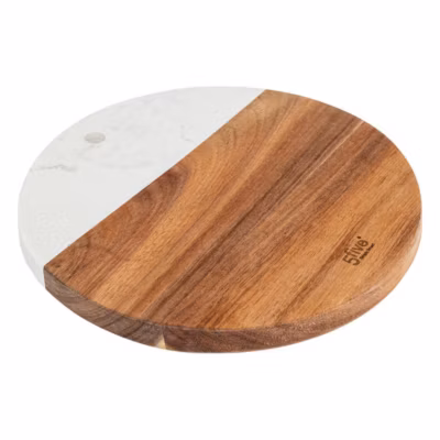 Dessous de plat Harmony rond D20cm en acacia – Marron- 5five