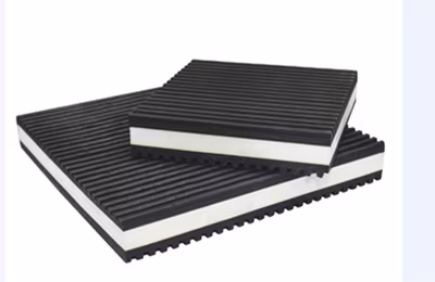 plaque anti-vibratoire 102 x 102 x 22 mm