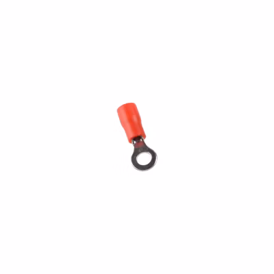Tol-10-8 Sachet De 100 Cosses Rondes Isolées Rouges Pour Fil 10mm² – Trou M8 – diamètre  8.4mm – Arvi
