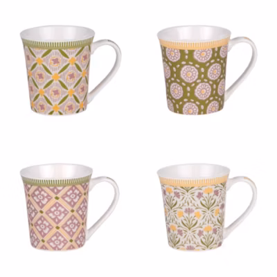 Coffret de 4 mugs Chester 38 cl