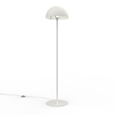 LUMICOM – CASSINI Lampadaire, 1XE27, max 42W, métal, traffic white, D40cm H160cm
