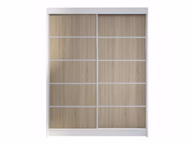 Armoire Closico Vastor IV, Nombre d&rsquo;étagères: 5, 200x150x58cm