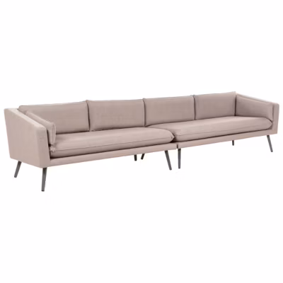 Canapé de jardin 4 places LORETELLO Beige