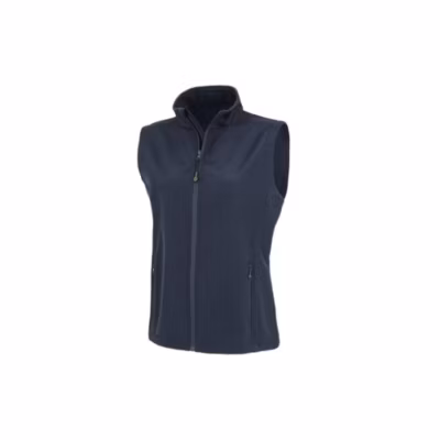 Bodywarmer Softshell en polyester recyclé FEMME Result Bleu Marine XL