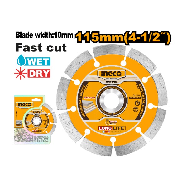 DISQUE DIAMANT 115MM A EAU ET A SEC