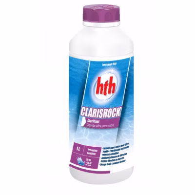 Clarifiant liquide ultra-concentré hth CLARISHOCK 1 litre – 1 litre